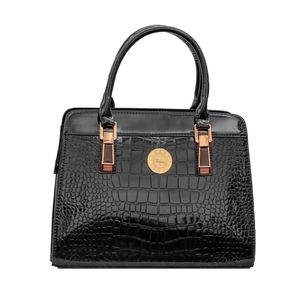 Zuri Top Handle Tote - Black
